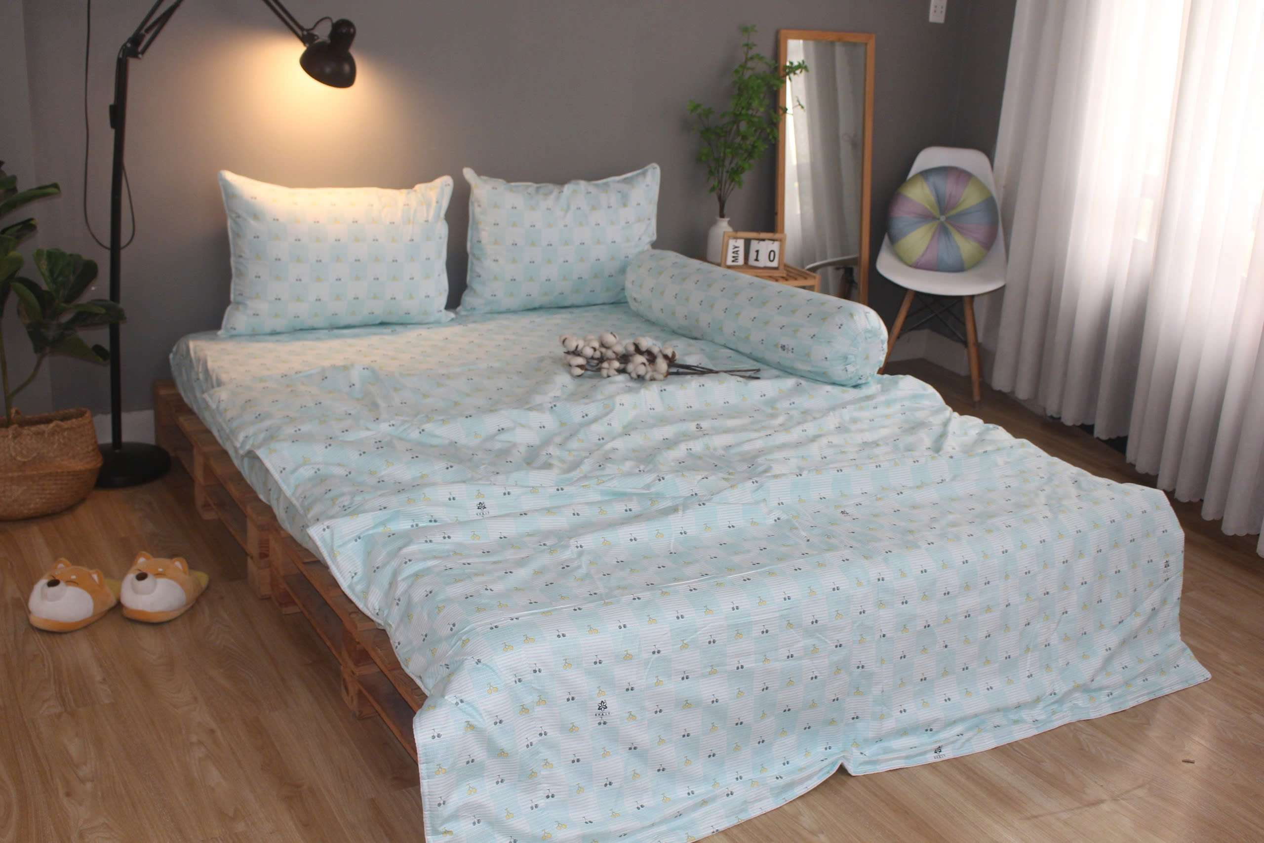 CHĂN DRAP GỐI KHA LY