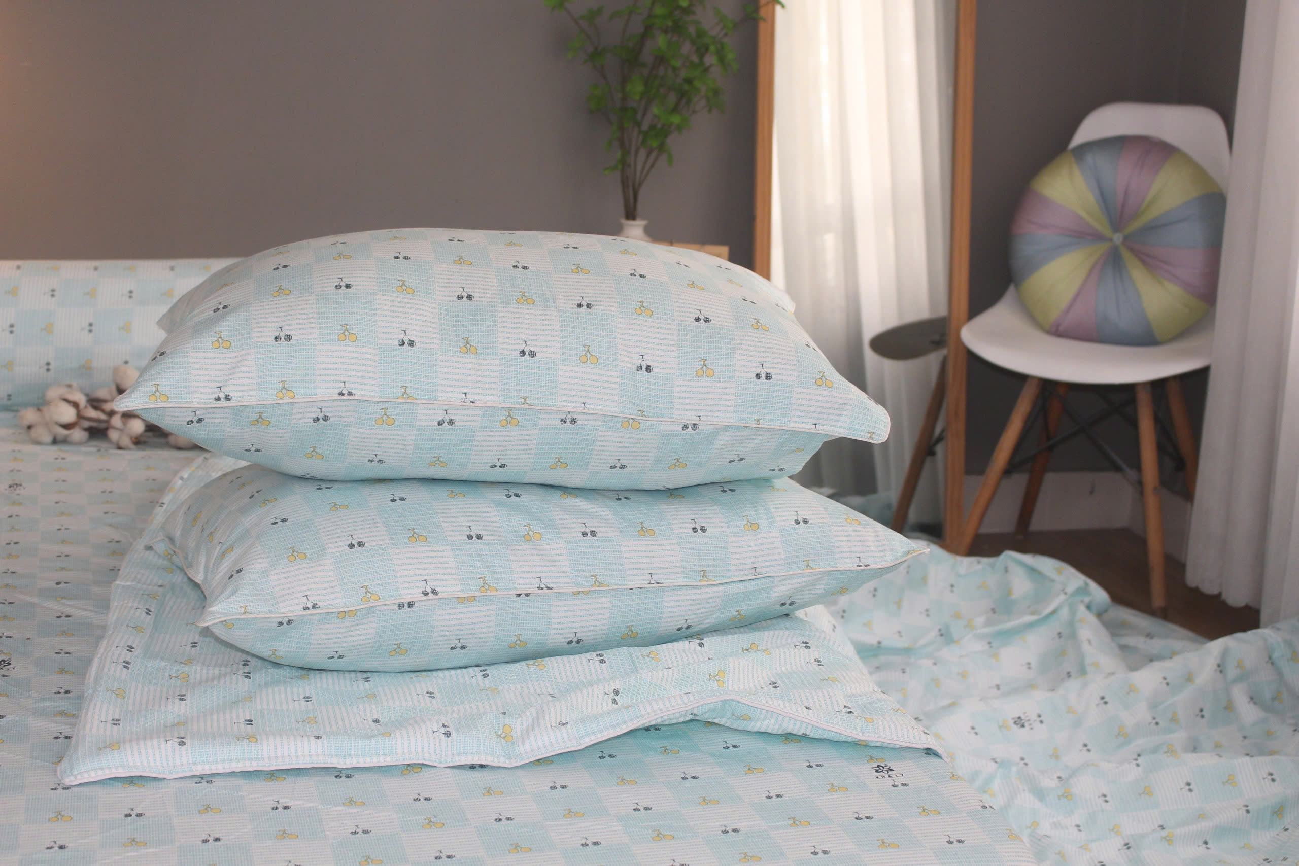 CHĂN DRAP GỐI KHA LY